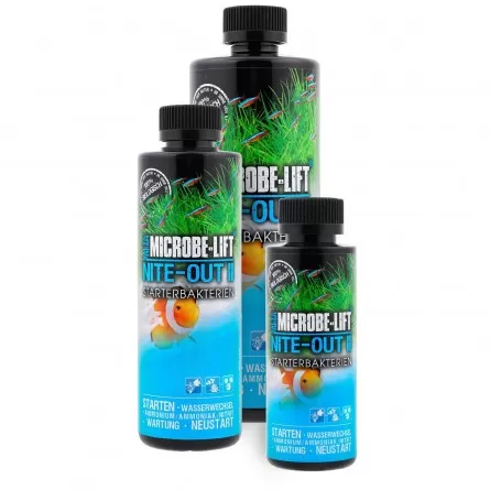 MICROBE-LIFT Nite-Out II 437 ml bactéries de démarrage pour aquarium d'eau  douce et d'eau de mer - Traitements de l'eau de mer/Bactéries -   - Aquariophilie