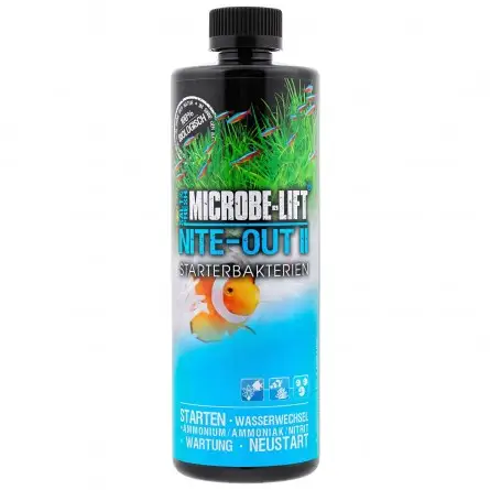 MICROBE-LIFT - Nite-Out II 473ml - Bactéries nitrifiantes pour aquarium