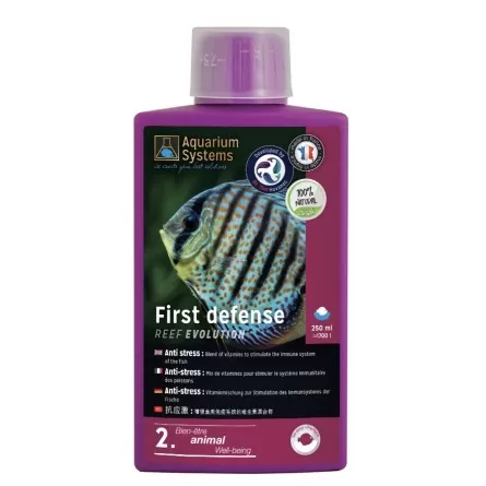 AQUARIUM SYSTEMS - First Defense Fresh - 250ml - Stimulant pour poissons