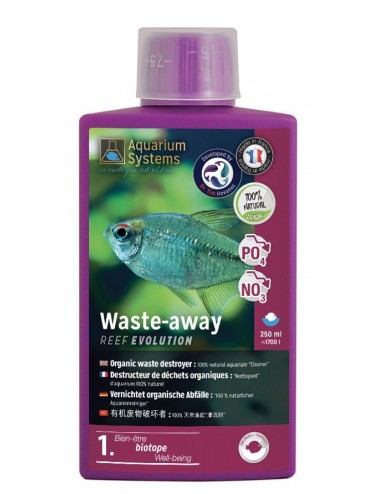 AQUARIUM SYSTEMS - Waste-Away Fresh - 250ml - Removal of phosphates and nitrates