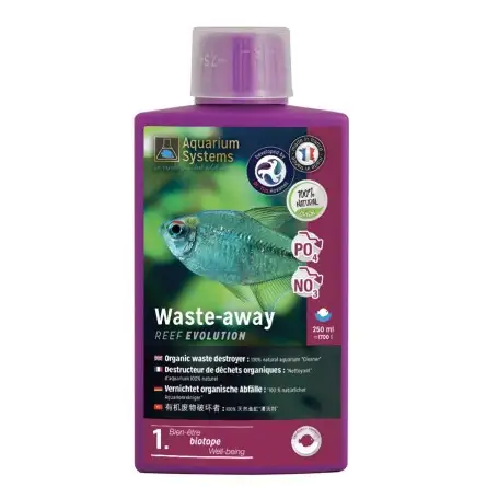 AQUARIUM SYSTEMS - Waste-Away Fresh - 250ml - Removal of phosphates and nitrates AQUARIUM SYSTEMS - Waste-Away Fresh - 250ml - Removal of phosphates and nitrates