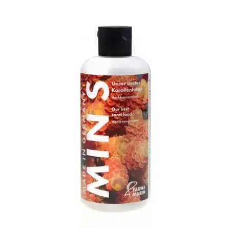 FAUNA MARIN - Min S - 250 ml - Solution nutritive pour coraux FAUNA MARIN - Min S - 250 ml - Solution nutritive pour coraux