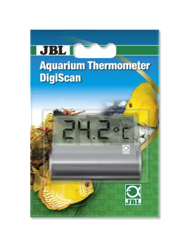 JBL - DigiScan - Termómetro digital para pegar en el cristal del acuario