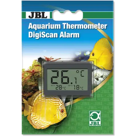 JBL - DigiScan Alarm - Termómetro digital para pegar en el cristal del acuario JBL - DigiScan Alarm - Termómetro digital para pegar en el cristal del acuario