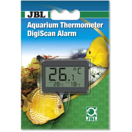 JBL - DigiScan Alarm - Thermomètre numérique à coller sur vitre d'aquarium