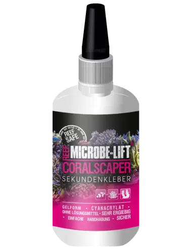 MICROBE-LIFT – Coralscaper Sekundenkleber – 50 g – Flüssigkleber für Korallenstecklinge Microbe-Lift – 1