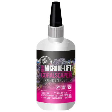 MICROBE-LIFT - Coralscaper Superglue - 50g - Colle liquide pour le bouturage des coraux Microbe-Lift - 1 MICROBE-LIFT - Coralscaper Superglue - 50g - Colle liquide pour le bouturage des coraux Microbe-Lift - 1