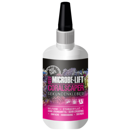 MICROBE-LIFT - Coralscaper Superglue - 50g - Pegamento líquido para esquejes de coral Microbe-Lift - 1 MICROBE-LIFT - Coralscaper Superglue - 50g - Pegamento líquido para esquejes de coral Microbe-Lift - 1