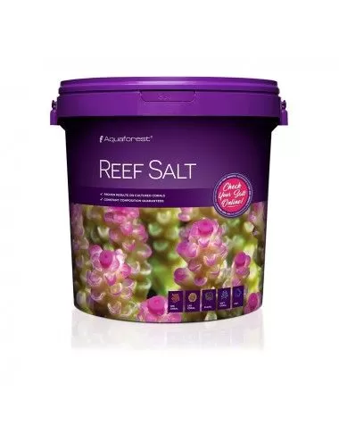 AQUAFOREST - Reef Salt - 22Kg - Sel marin pour coraux durs