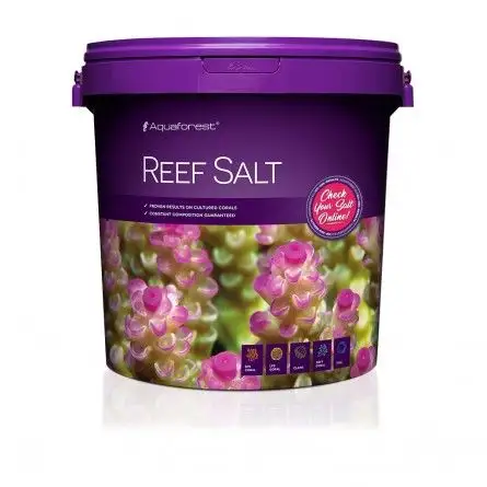 AQUAFOREST - Reef Salt - 22Kg - Sel marin pour coraux durs AQUAFOREST - Reef Salt - 22Kg - Sel marin pour coraux durs