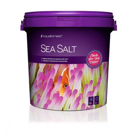 AQUAFOREST - Sea Salt - 22Kg - Sel marin pour poissons et coraux moins exigeants AQUAFOREST - Sea Salt - 22Kg - Sel marin pour poissons et coraux moins exigeants