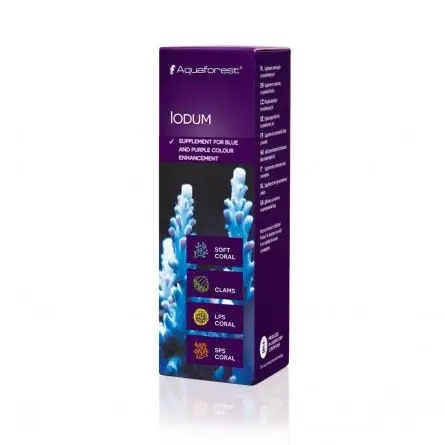 AQUAFOREST - Iode - 10ml - Supplément iode - Pour coraux et invertébrés