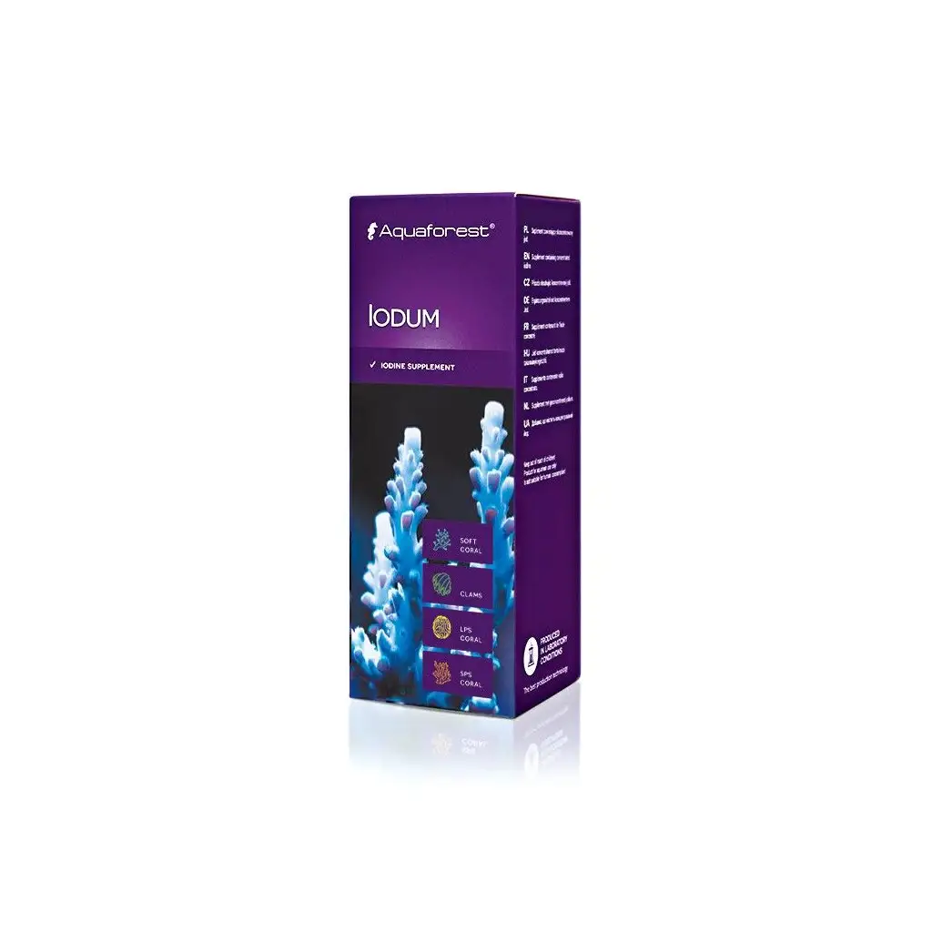 AQUAFOREST - Iodio - 50ml - Integratore di iodio - Per coralli e invertebrati
