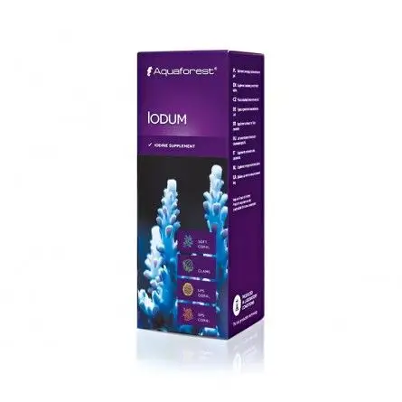 AQUAFOREST - Yodo - 50ml - Suplemento de yodo - Para corales e invertebrados