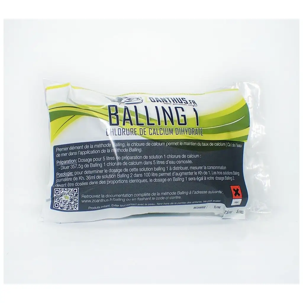 - ZOANTHUS.fr 5litres Balling 1 Calcium chloride dihydrate refill