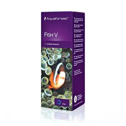 AQUAFOREST - Fish V - 50ml - Integratore vitaminico - Per pesci AQUAFOREST - Fish V - 50ml - Integratore vitaminico - Per pesci
