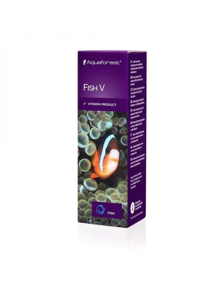 AQUAFOREST - Fish V - 10ml - Vitaminsko dopolnilo - Za ribe