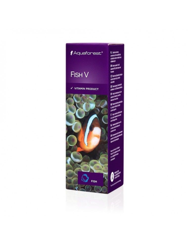 AQUAFOREST - Peixe V - 10ml - Suplemento vitamínico - Para peixes