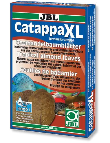 JBL - Catappa XL - 10 Badamier-Blätter für Süßwasseraquarien