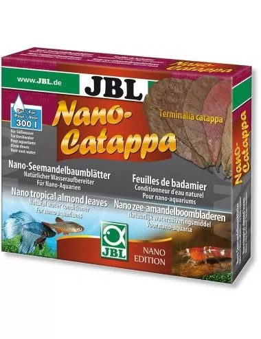 JBL - Nano-Catappa - 10 hojas de Badamier para pequeños acuarios de agua dulce
