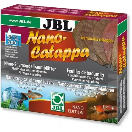 JBL - Nano-Catappa - 10 hojas de Badamier para pequeños acuarios de agua dulce