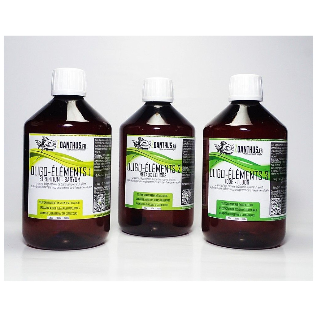 Pacote de oligoelementos 3x250ml