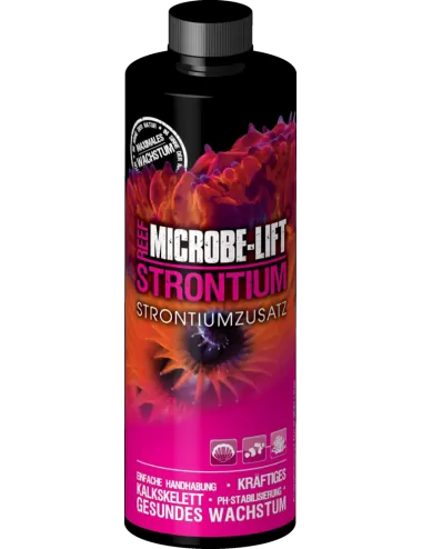 MICROBE-LIFT - Strontium - 118ml - Complément strontium pour aquarium