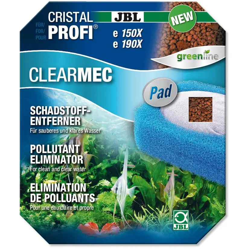 JBL - ClearMec plus CristalProfi e Pad voor JBL e1500-1-2 en e1900-1-2 filters
