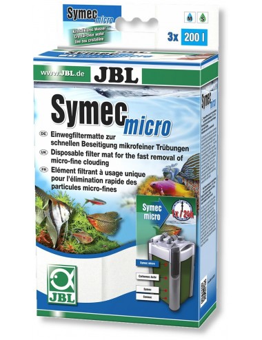 JBL - SymecMicro 25x74 cm - Microfibra para filtro de acuario