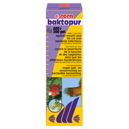 SERA - Baktopur - 50ml - Tratamientos para peces SERA - Baktopur - 50ml - Tratamientos para peces