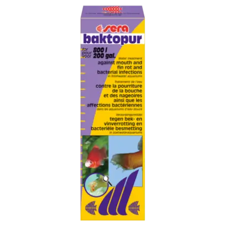 SERA - Baktopur - 50ml - Tratamientos para peces SERA - Baktopur - 50ml - Tratamientos para peces