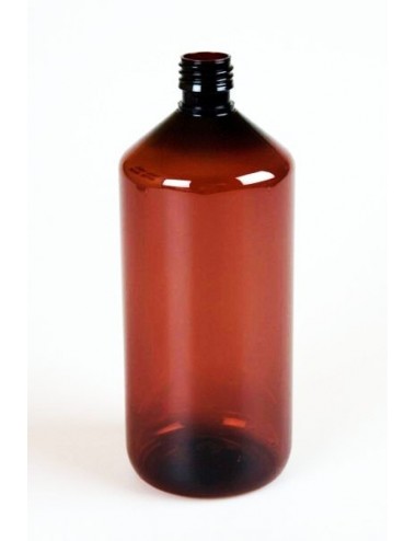 Botella 1 litro ámbar farma