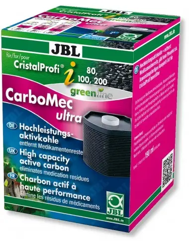 JBL - CarboMec ultra CristalProfi i60/80/100/200 - Cartouche charbon actif pour filtre JBL CristalProfi i