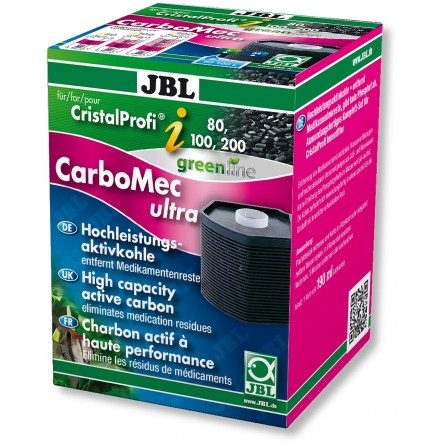 JBL - CarboMec ultra CristalProfi i60/80/100/200 - Aktivkohlekartusche für JBL CristalProfi i Filter JBL - CarboMec ultra CristalProfi i60/80/100/200 - Aktivkohlekartusche für JBL CristalProfi i Filter
