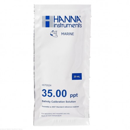 Hanna Instruments - 35 ppt Standard Solution for Hanna Instruments Salinity Tester - 1 Hanna Instruments - 35 ppt Standard Solution for Hanna Instruments Salinity Tester - 1