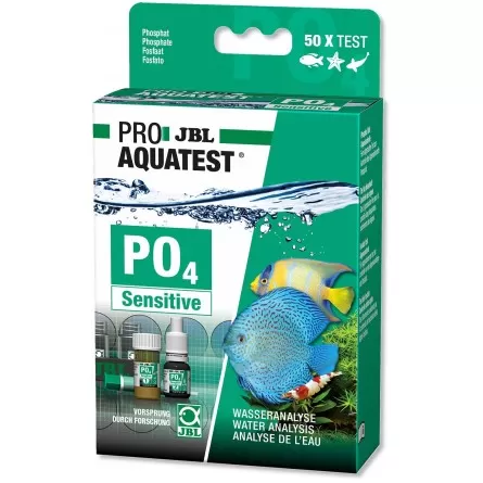 JBL - ProAquaTest PO4 Phosphate Sensitiv - Comprobación del nivel de fosfato en el agua