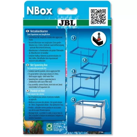 JBL - NBox - Pondoir en filet - 17x12,5 x13,5 cm - Pour alevins