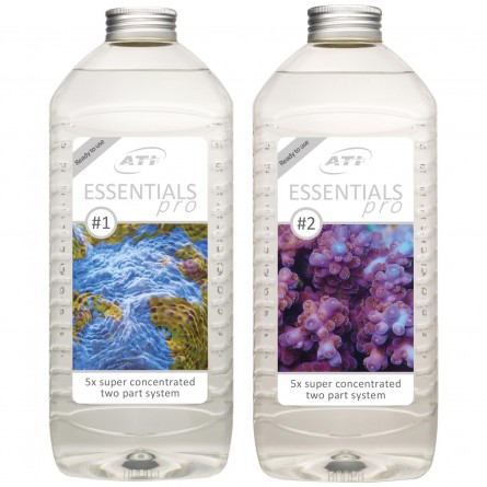 ATI – Essentials Pro – 2 x 2 l – Kalzium, Kh, Magnesium und Spurenelemente für Aquarien ATI – Essentials Pro – 2 x 2 l – Kalzium, Kh, Magnesium und Spurenelemente für Aquarien