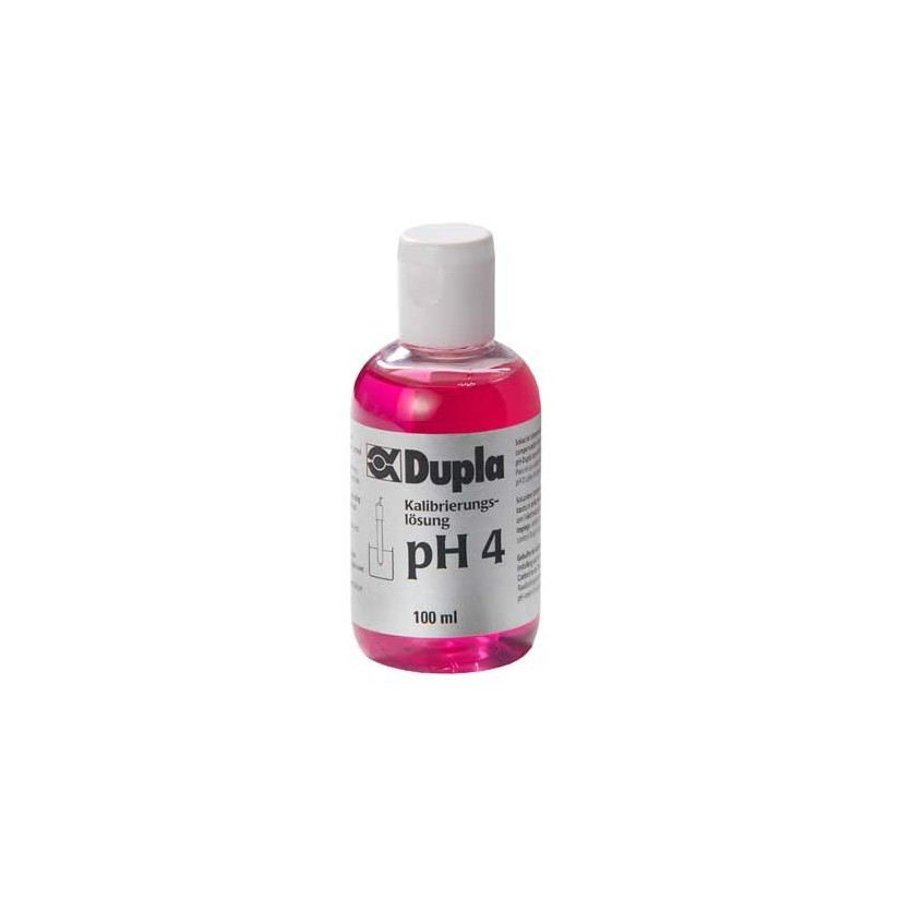DUPLA - Solution d'étalonnage pH 4 - 100 ml