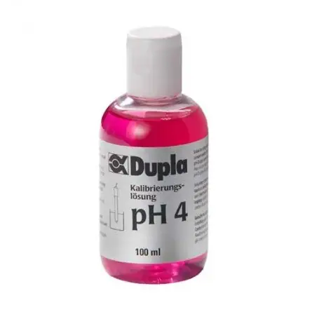 DUPLA - Solución de calibración pH 4 - 100 ml DUPLA - Solución de calibración pH 4 - 100 ml