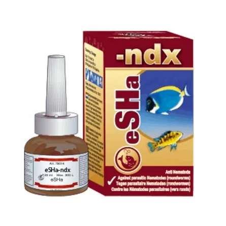 ESHA - Ndx - 20 ml - Traitement pour des vers intestinaux chez le poisson