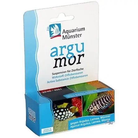 Aquarium Munster - Argumor - 20ml - Contra lombrices y otros parásitos Aquarium Munster - Argumor - 20ml - Contra lombrices y otros parásitos