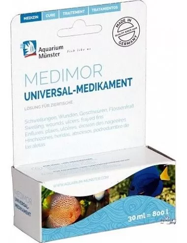 Aquarium Munster - Medimor - 30ml - Against most fish infections