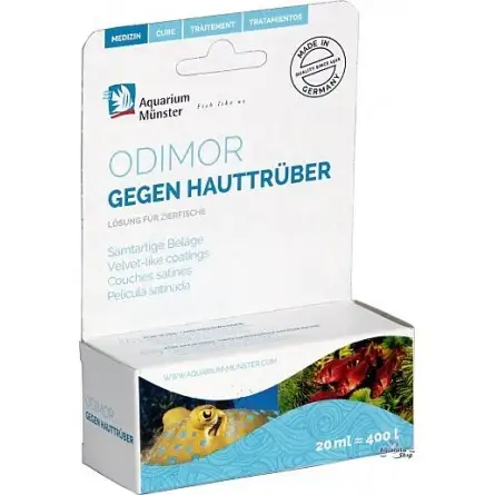Aquarium Munster - Odimor - 20ml - Against velvet disease Aquarium Munster - Odimor - 20ml - Against velvet disease