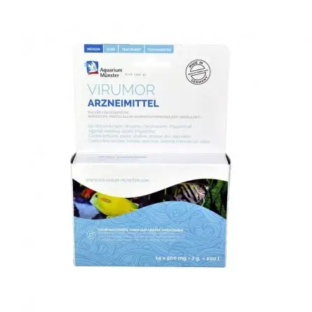 Aquarium Munster - Virumor - 7g - Contre les infections bactériennes Aquarium Munster - Virumor - 7g - Contre les infections bactériennes
