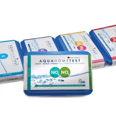 FAUNA MARIN - AquaHomeTest NO2 + NO3 - Test nitrites et nitrates pour aquarium marin