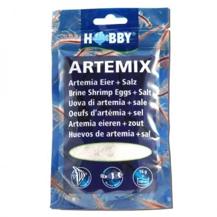 HOBBY - Artemix - 195g - Mélange oeufs + sel pour l'élevage d'artémias