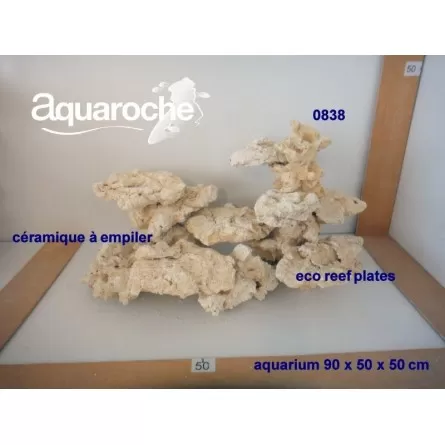 AQUAROCHE - Roches en céramique à empiler - 17 kilos