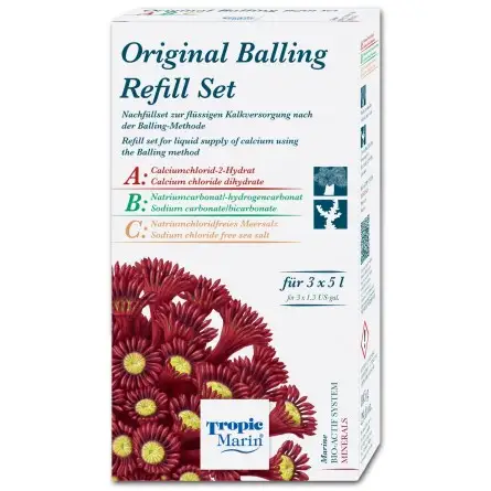 TROPIC MARIN - Recarga Balling Original - 3 x 5l - Recarga Balling Tropic Marin TROPIC MARIN - Recarga Balling Original - 3 x 5l - Recarga Balling Tropic Marin