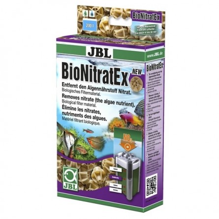 JBL - BioNitrat Ex - Masse filtrante anti-nitrates - 100 bioballes JBL Aquarium - 1